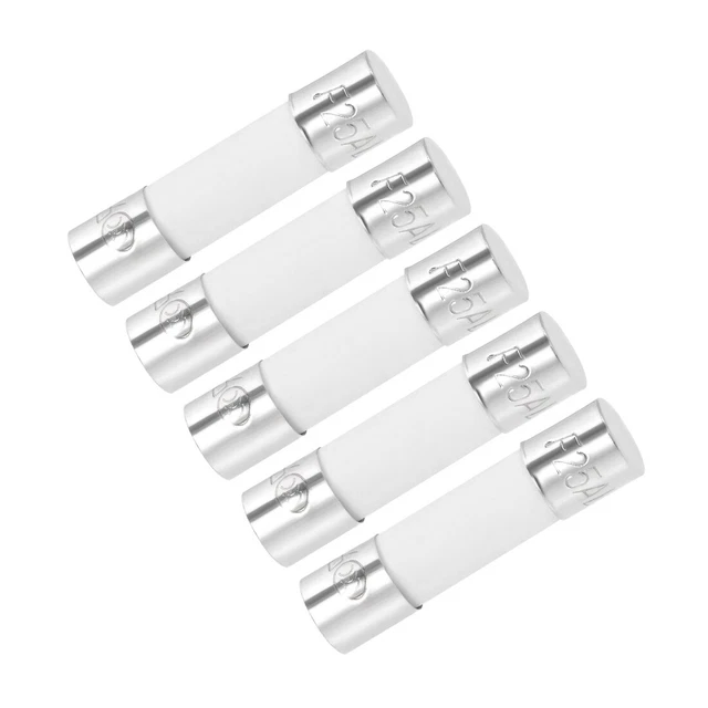 Automobile Fusibles cartouche 25A 250V céramique Remplacement  soufflets 5Pcs