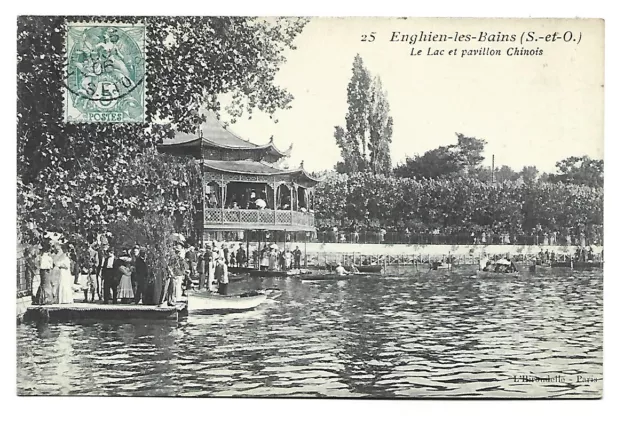 95  Enghien  Le Lac Et Pavillon Chinois