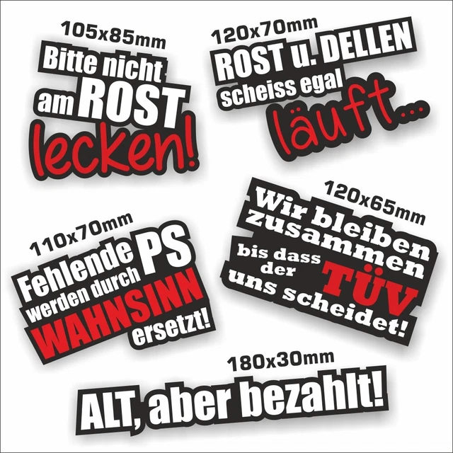 La Familia Autoaufkleber - JDM Style 55x7,5cm Weiß