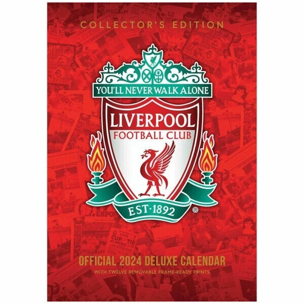LIVERPOOL FC DELUXE Calendar 2024 Official Merchandise 24.78 PicClick