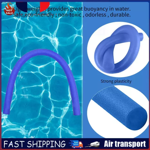 Solid Swimming Aid Foam Noodles Low Density & Strong Buoyancy (Blue A) FR