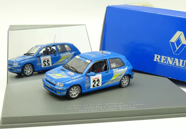 UH Universal Hobbies 1/43 - Renault Clio Williams DIAC N°22 Tour de Corse 1994