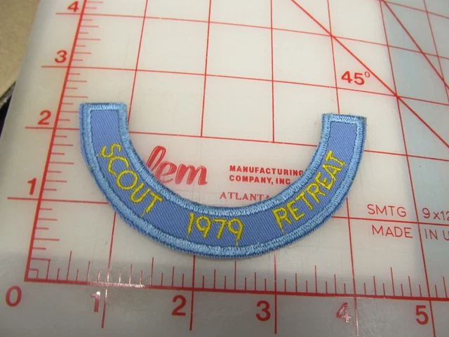 1979 Scout Retreat segment collectible patch (b46)