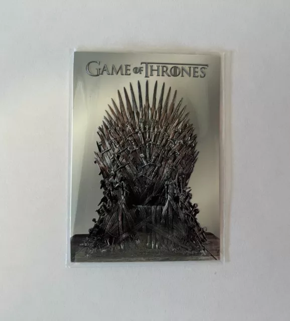 Iron Throne 2021 Game of Thrones Iron Anniversary Series 1 3-D Dectation #T1 SSP