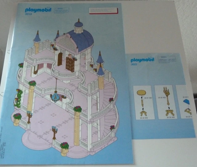 PLAYMOBIL AUFBAUANLEITUNG TRAUMSCHLOSS 3019 Original Playmobil EUR 19