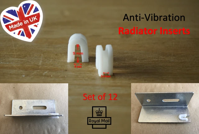 RADIATOR SPACER ANTI-VIBRATION Inserts Compact Radiator Plastic ...