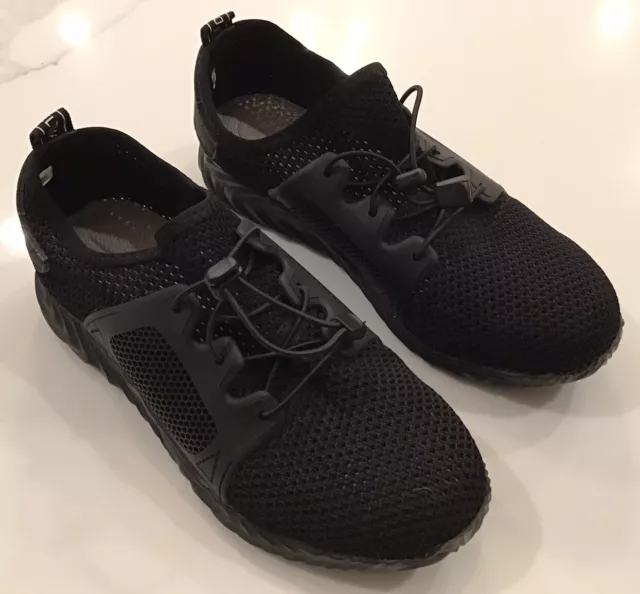 Adidas Die Weltmarke Mit Den Black  Steel Toe Men's Shoes Sz EU 39 US 6.5 - NWOB