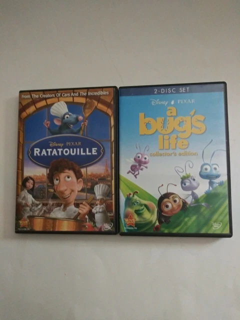 DISNEY MOVIE DVD Lot Of 2 Ratatouille A Bugs Life 2 Disk Set Collectors disney-movie-dvd-lot-of-2-ratatouille-a-bugs-life-2-disk-set-collectors