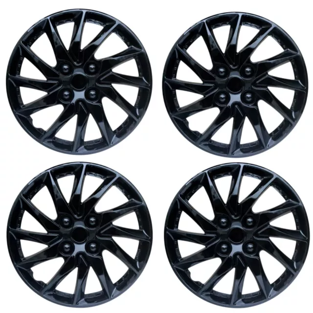 4PC New 15" Wheel Covers for Kia Mitsubishi Galant Snap On Full Rim Hub Caps R15