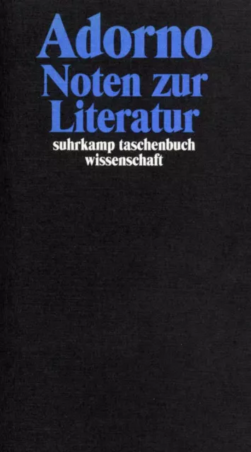 Noten zur Literatur | Gesammelte Schriften in 20 Bänden, Band 11 | Adorno | Buch
