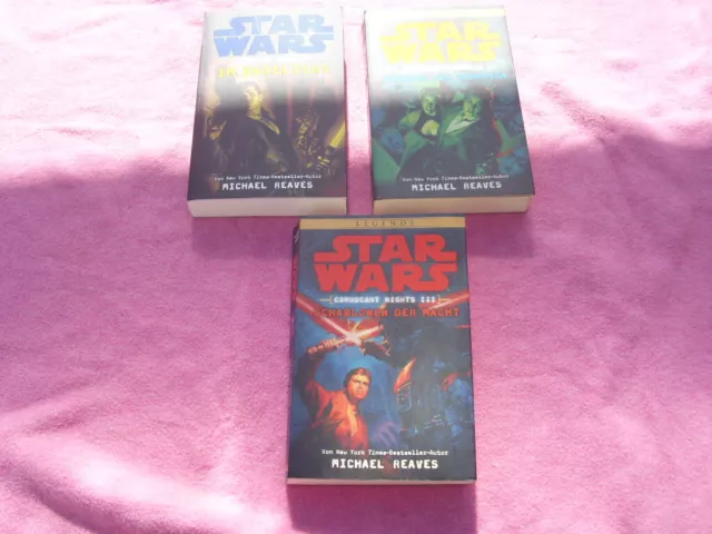 3 STAR WARS Romane Coruscant Nights Band 1 bis 3 kpl.