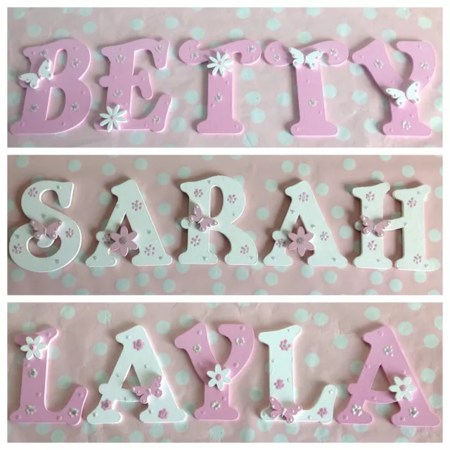 Personalised Child Kids Wall Door Art Wooden Letter Plaque Gift Any Name/Theme