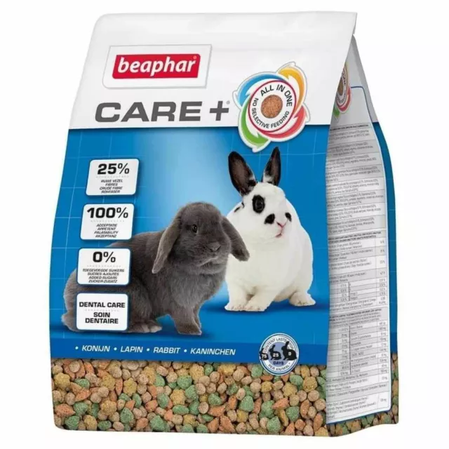 Beaphar - Aliment Premium Care+ pour Lapin - 1,5Kg