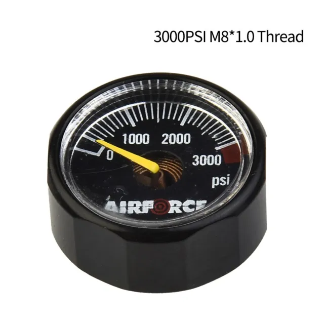Pressure Gauge 3000 Psi M8*1.0 Micro Mini Manometer For Paintball PCP-HPA-Tank