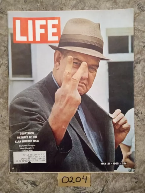 Life Magazine / May 21 1964 / Courtroom Pictures Of Klan Murder Trial