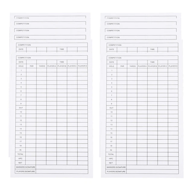 CARTE PUNTEGGIO COMPETIZIONE scheda punteggio per sport carte punteggio