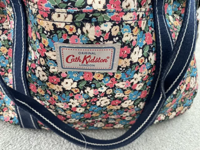 Cath Kidston light Red floral baby changing nappy bag With Changing Mat/zip Case