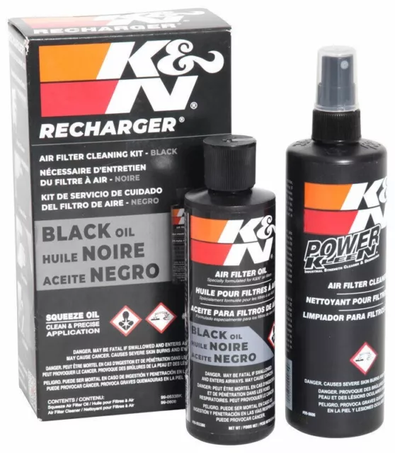 99-5050BK K&N KN Kit de Limpieza de Filtro de Aire Servicio RECARGADOR KIT con ACEITE DE COMPRESIÓN