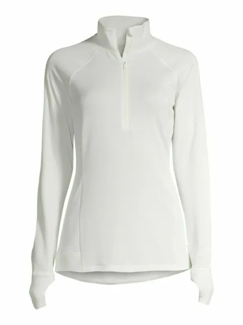 AVIA WOMEN'S ACTIVE Textured 1/4 Zip Pullover Nwt White Size Xl $14.99 -  PicClick
