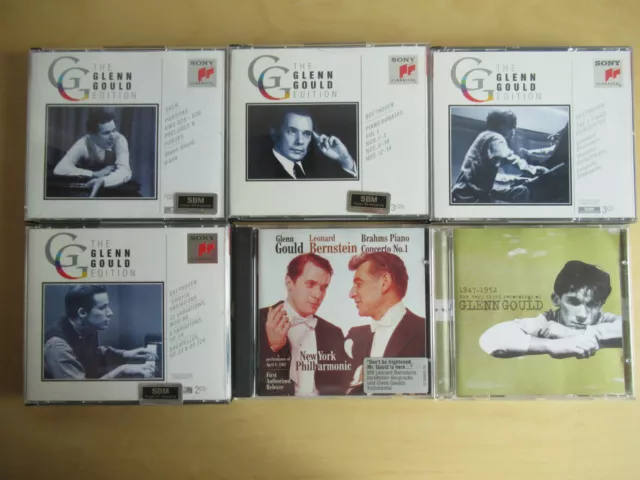 Glenn Gould CD Sammlung-Edition, Bernstein, First Recording, Beethoven, Bach