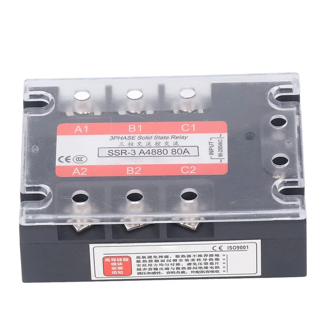 3 Phase Solid State Relay Peaking Voltage 600VAC AC To AC SSR Module