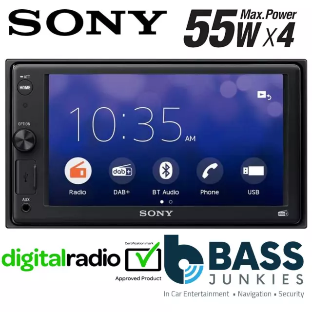 Sony XAV-1500 Autoradio Bluetooth/USB/AUX 6,2 Tactile