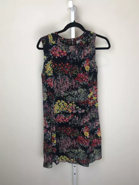 Jason Wu Grey Black Floral Sleeveless Dress Womens 2 NWT