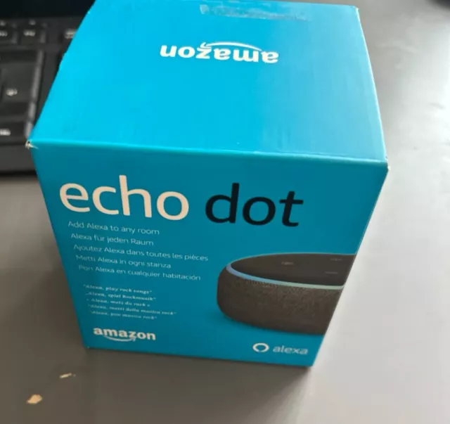 Amazon Echo Dot 3rd Gen. Smart Lautsprecher - Holzkohle