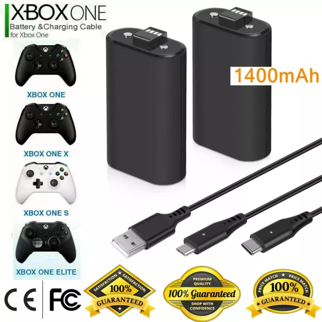 Battery Pack For Xbox Series X|S Xbox One S X Elite Controller Rechargeable USB
