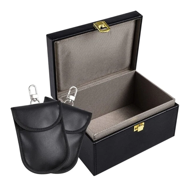 ANTITHEFT RFID BLOCKING Car Key Fob Blocker Case Bags Box (1 Set) EUR