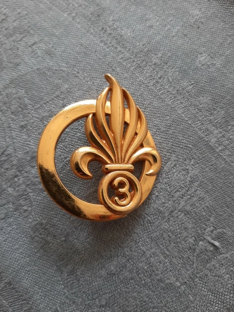 Insigne De Béret Doré Légion 2ème Régiment Étranger D'Infanterie - Toe 2 Toe