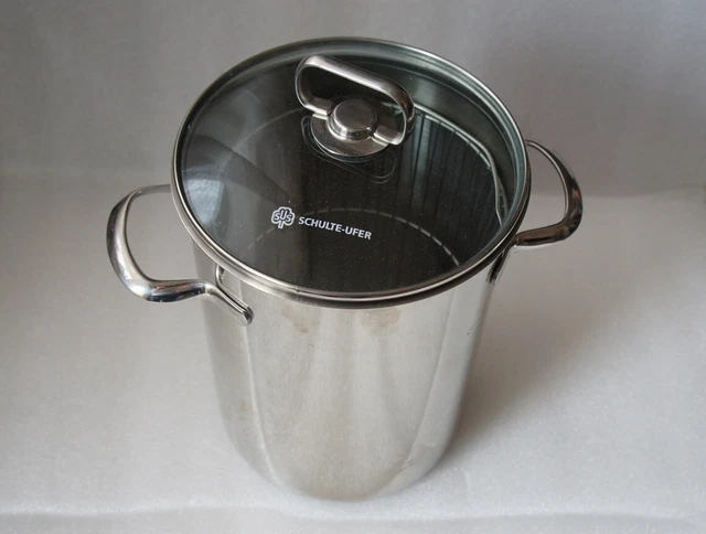 Schulte & Ufer SUS- INOX  Spargeltopf Spagetti- Nudeltopf Gemüsetopf  Edelstahl
