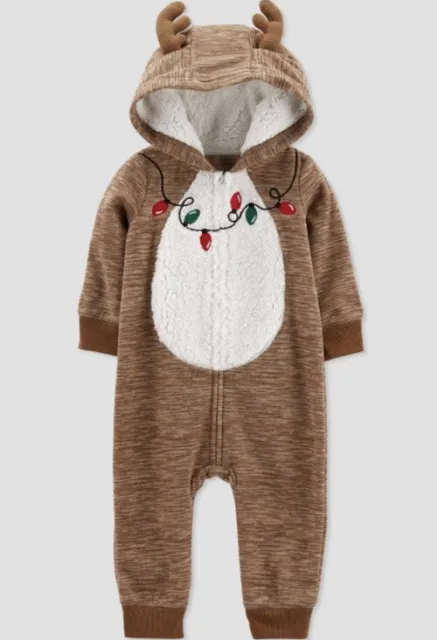 Carter’s Just One You Baby Christmas Reindeer Outfit Sz 6 Months