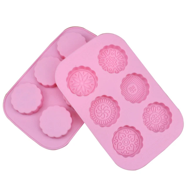 2 Pcs Silicone Chocolate Molds Cake Decoration Fondant Sugarcraft Mould