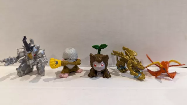 Set of 5 Digimon - 2000s Series Bandai Digimon Mini Figures (009)