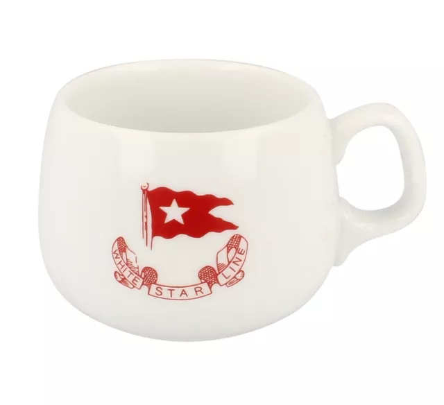 White Star Line Authentic Titanic Reproduction 3rd Class Cup