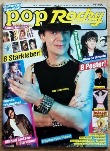POP ROCKY 8 1984 Nena,Udo Lindenberg,Michael Jackson,Asterix,Alphaville,P.Maffay