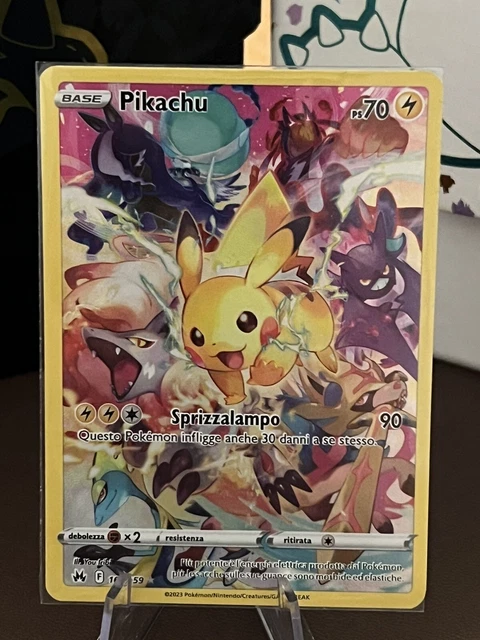 Pikachu 160/159 Full Art Secrète – Coffret De 10 Cartes Pokémon Françaises, Zénith Suprême