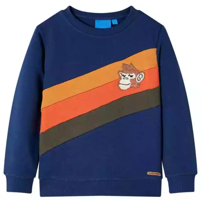 Sweatshirt pour enfants bleu marine 104 B9R6