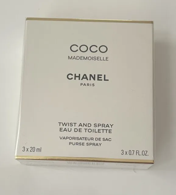 CHANEL COCO MADEMOISELLE Perfume - New, 3 X 20ml, Incl Travel