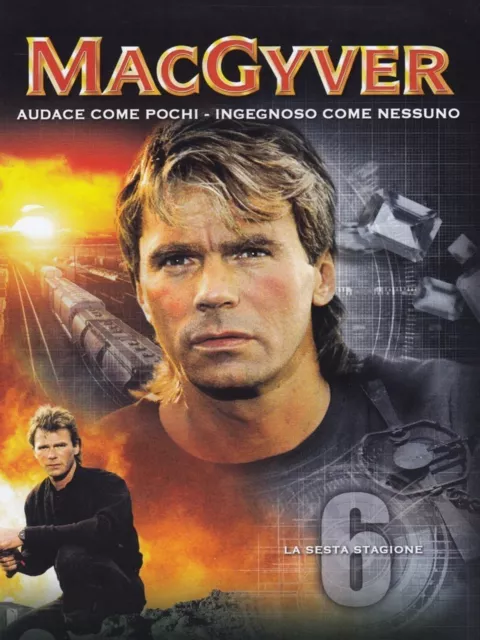 COFANETTO DVD - MACGYVER SERIE STAGIONE 6 SERIE TV (6 DVD) - Nuovo!!