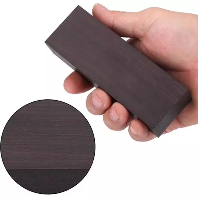 Nueva madera de ébano negro para mango de talla bloque hágalo usted mismo artesanía resina artesanal
