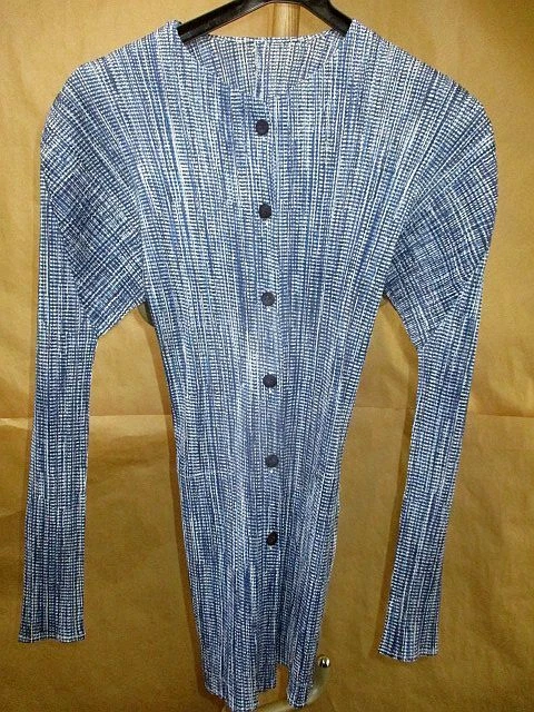 PLEATS PLEASE ISSEY MIYAKE whole pattern transcription pleated cardigan 4