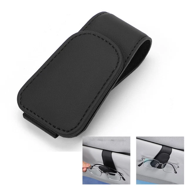 Portaocchiali auto porta biglietti supporto clip portaoggetti visiera solare occhiali da sole