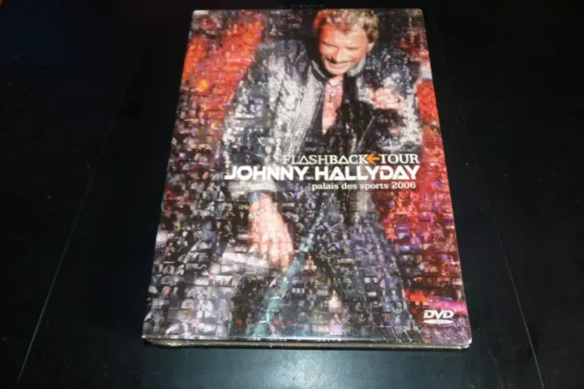 DVD NEUF "JOHNNY HALLYDAY : FLASHBACK TOUR" Palais des Sports 2006