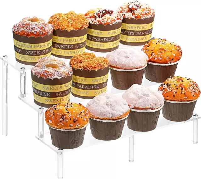 12 Pieces Fake Food Realistic Artificial Toy Bread Cupcake Slice Fake Donuts Des