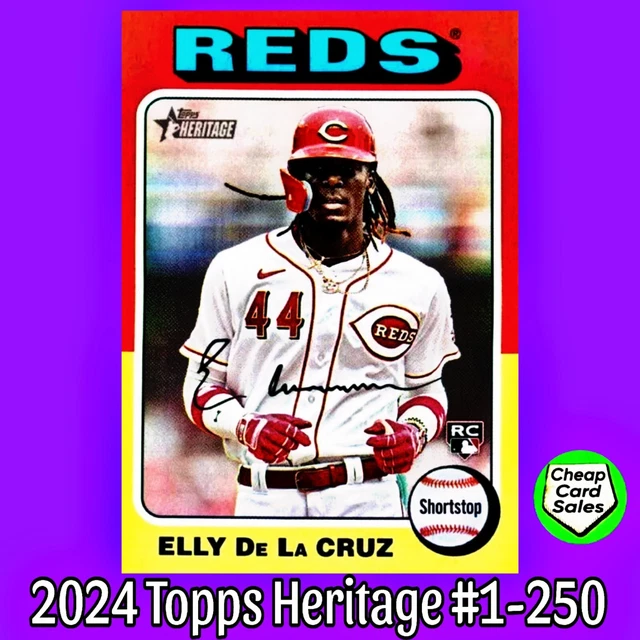 2024 Topps Heritage Baseball {1-250} Pick Your Card And Complete Your Set! 🔥🔥