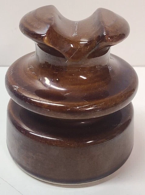 LOCKE HI-TOP 77A USA porcelain brown power insulator 2