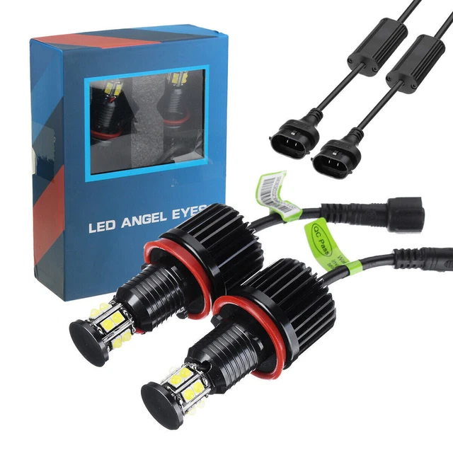 2 pz occhi angel h8 led 120 w anelli luce di posizione per BMW E60/61/71/70/82 LCI E90/91