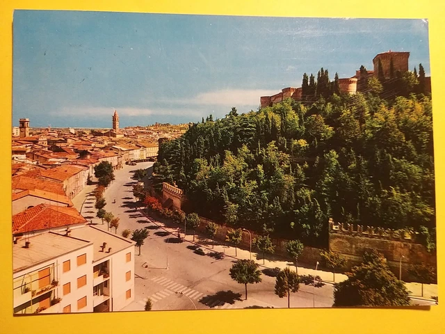 Cesena (Forlì-Cesena). Rocca Malatestiana - Viale Mazzoni.